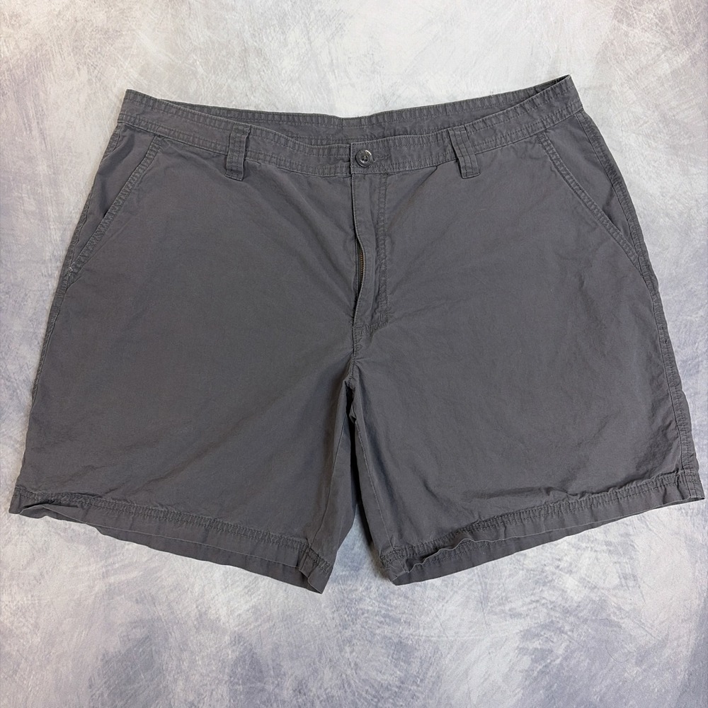 Columbia Shorts Mens 40 Gray Regular Fit Cotton Casual Outdoor Hiking Summer